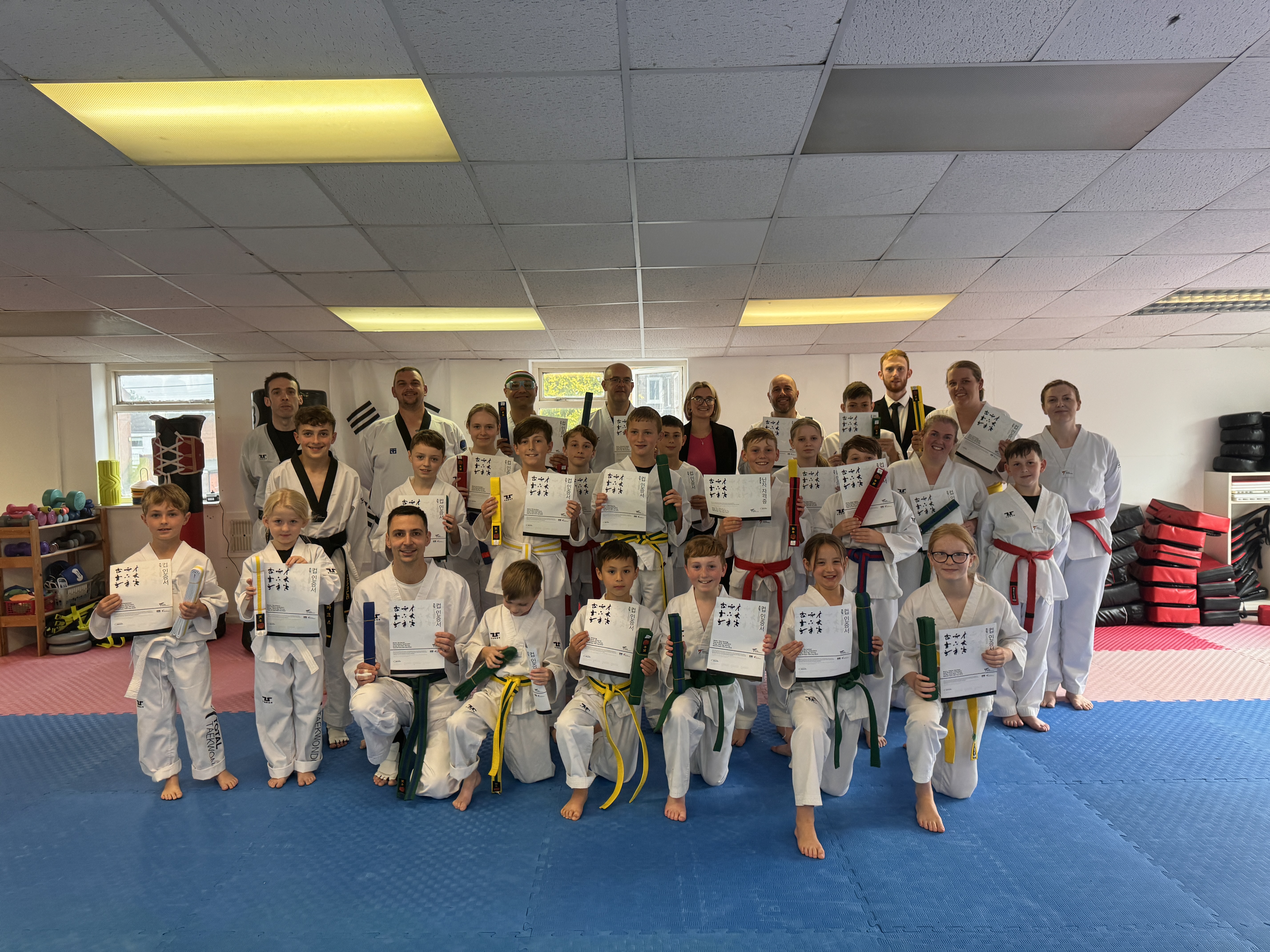 Action-Packed Weekend: Taekwondo & Ninja Grading Highlights and British Taekwondo Development Camp Achievements